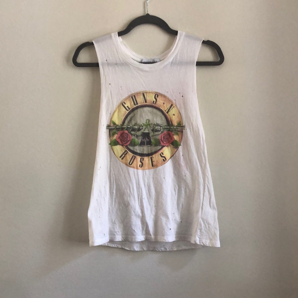 guns and roses band tank
